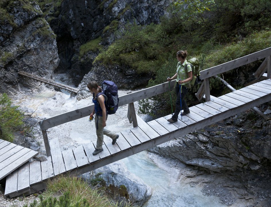 Brug in het Karwendel