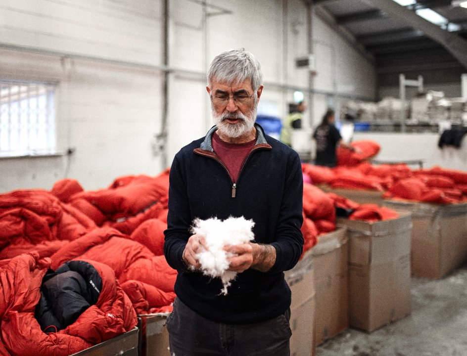 Slaapzak met dons Rab