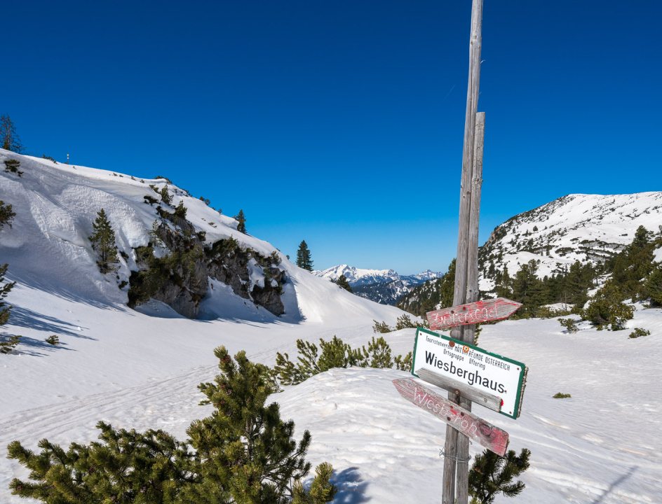 Sneeuwschoenmarkering