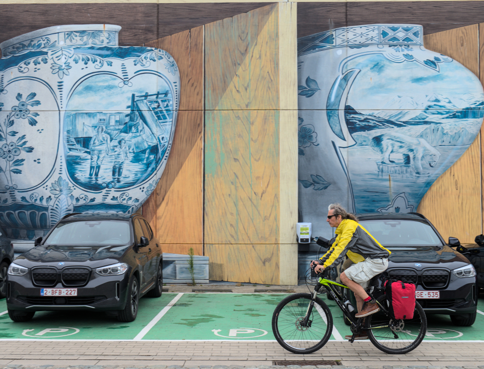 Oostende - 3D-Mural van Leon Keer