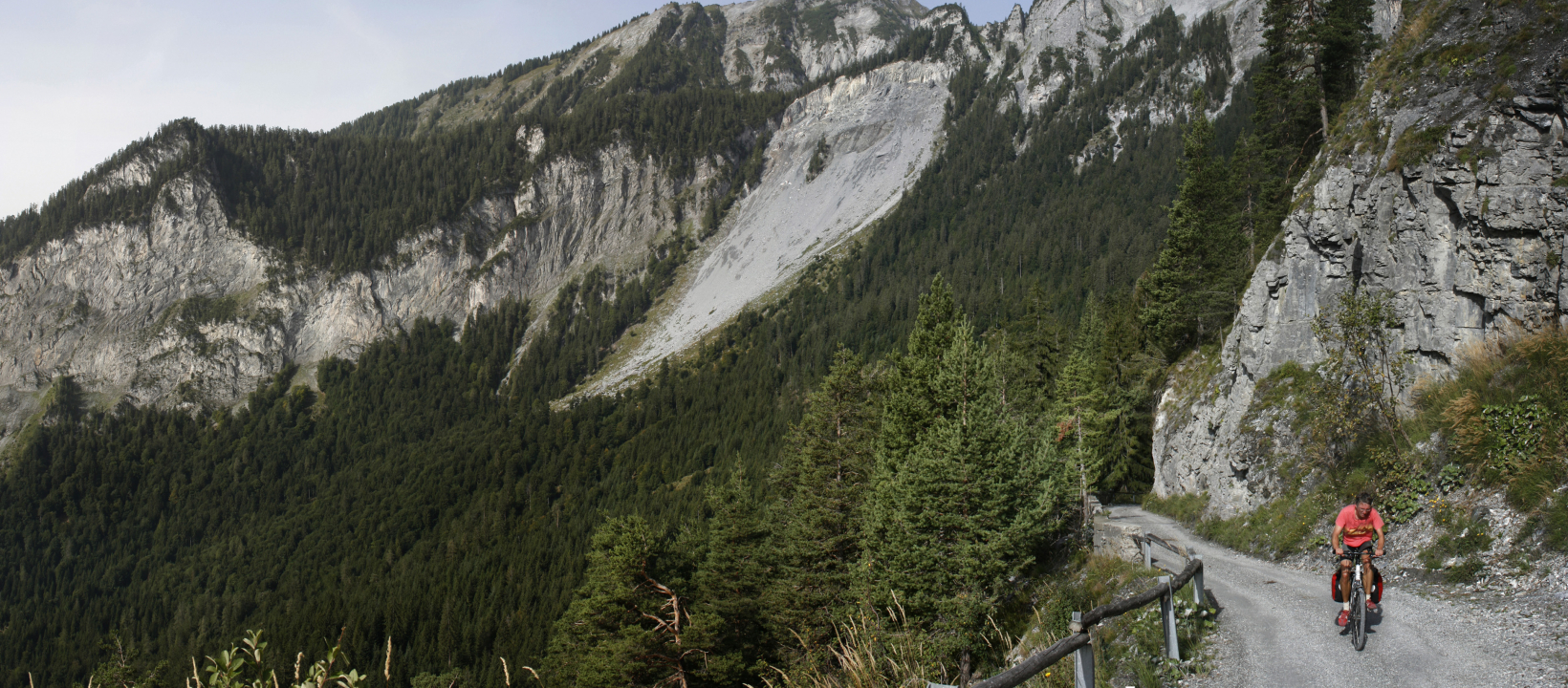 Fietsen in Zwitserland over bergpassen