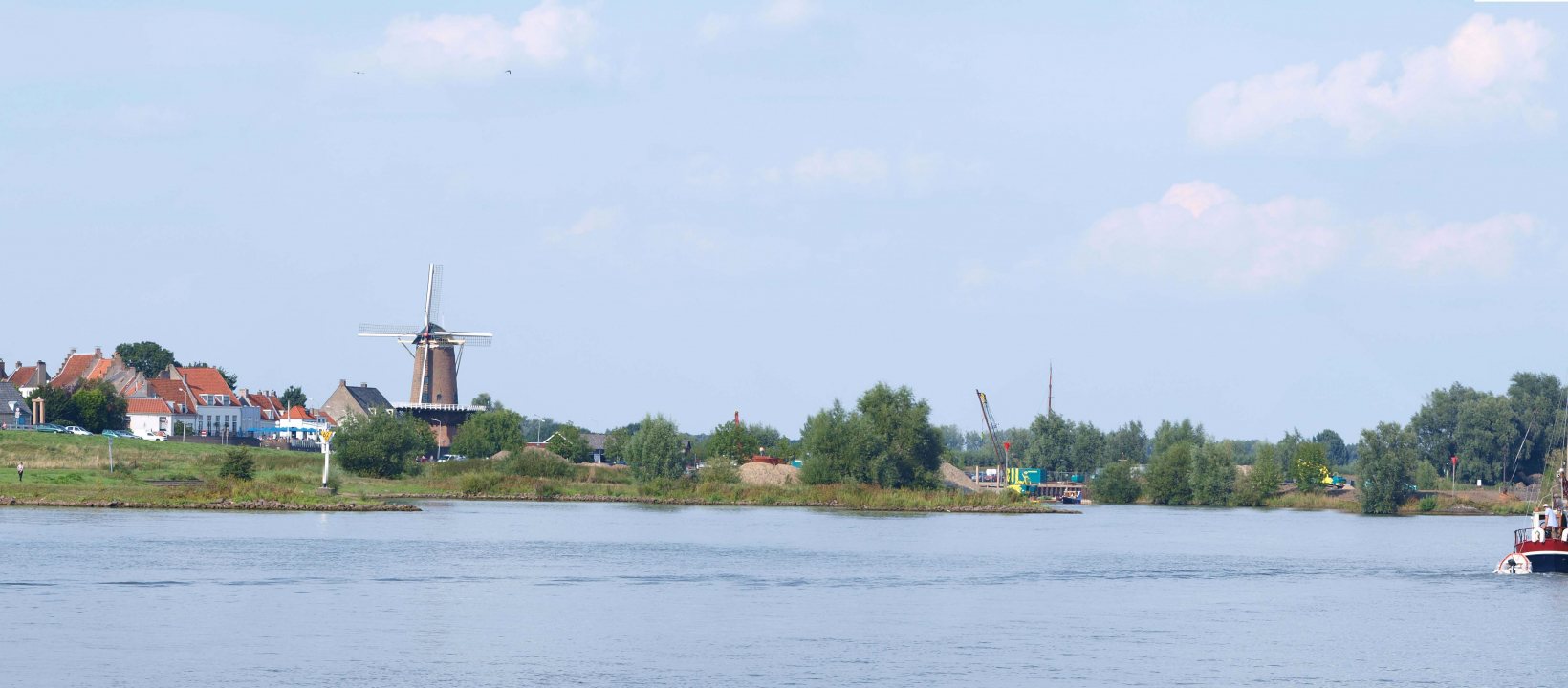Fietsen Nederland langs de Rijn Wijk bij Duurstede