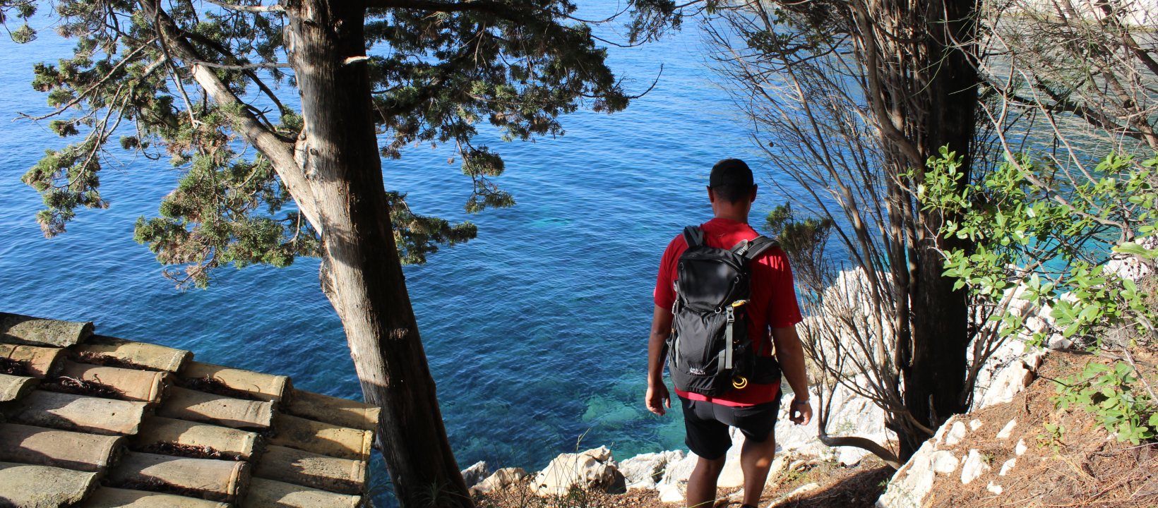 wandelen Corfu Griekenland