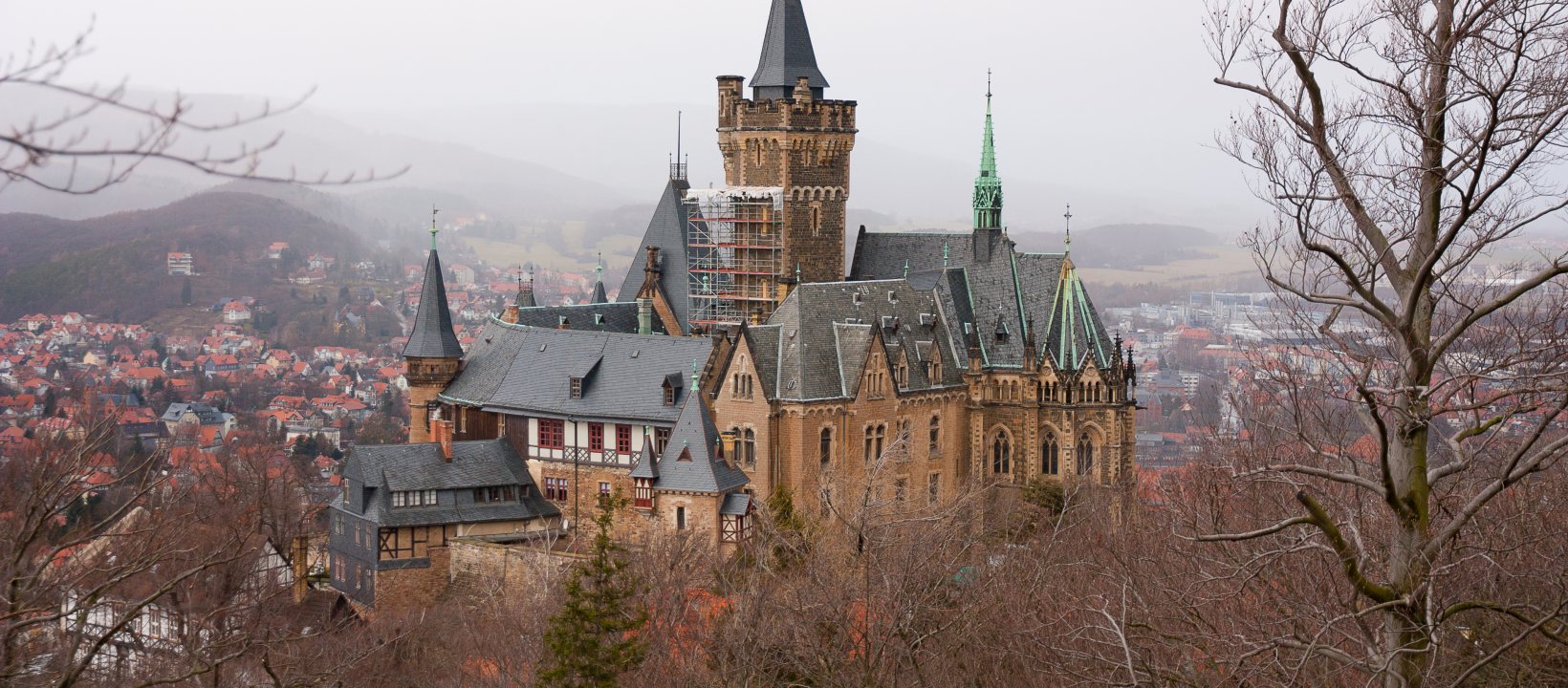 Harz wandelen kasteel