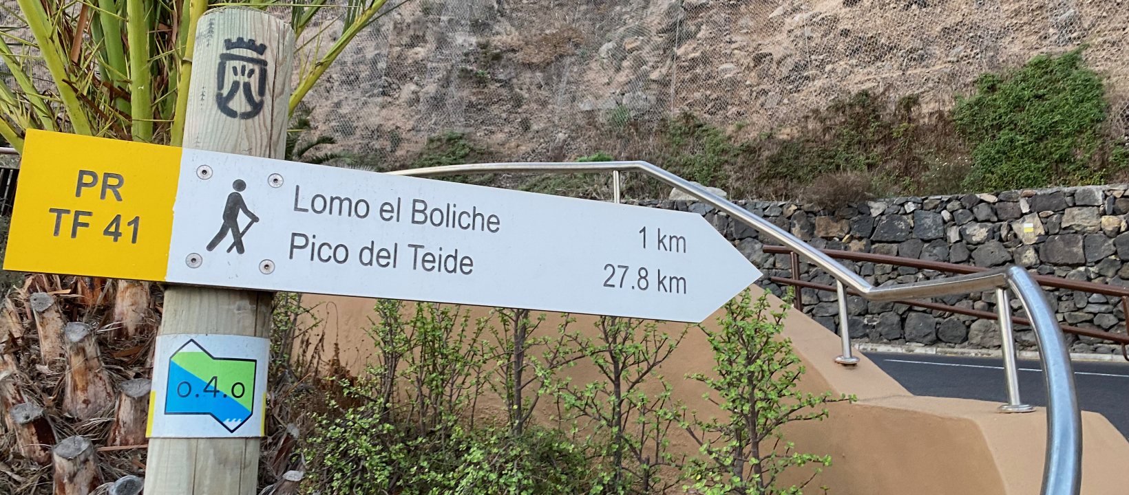 Routebord Pico del Teide