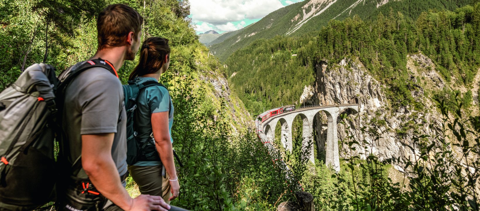 Landwasser viaduct uitkijkpunt
