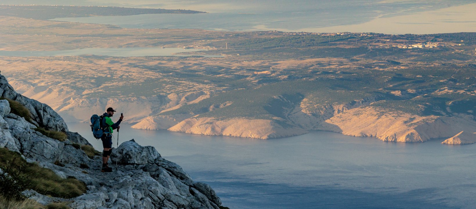 Uitzicht vanaf de Velebit