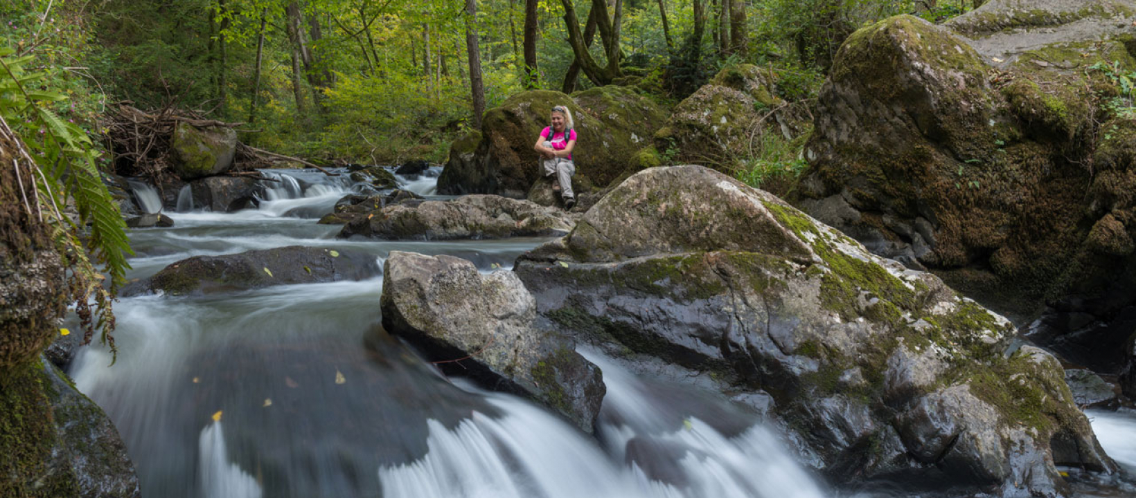 Wolfsschlucht in de Vulkaaneifel.