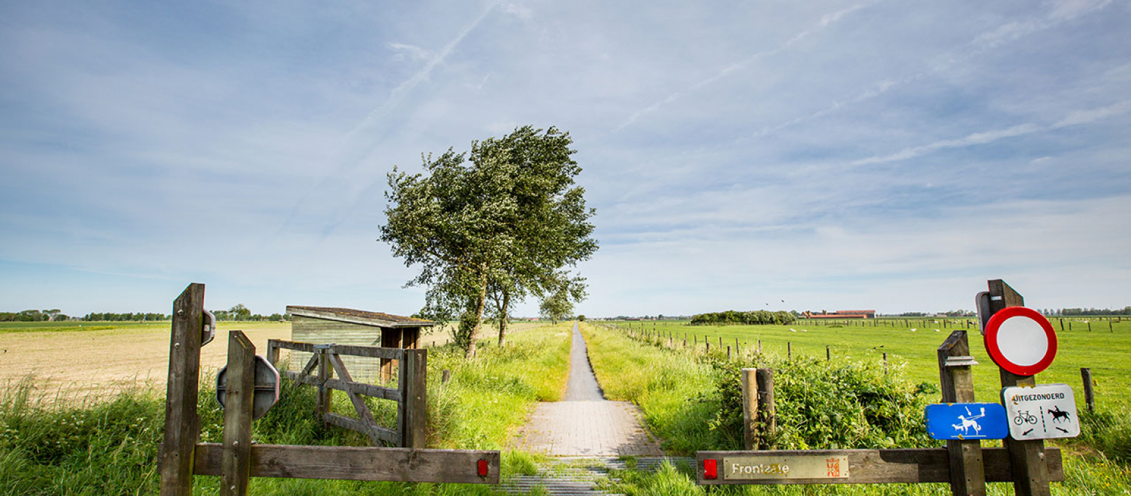 Frontzate, de fietsroute over een oude spoorlijn tussen Diksmuide en Veurne.