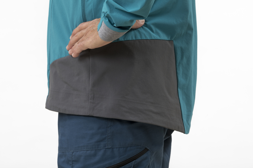 Haglofs Skarn Hybrid Jacket voor- en achterpand