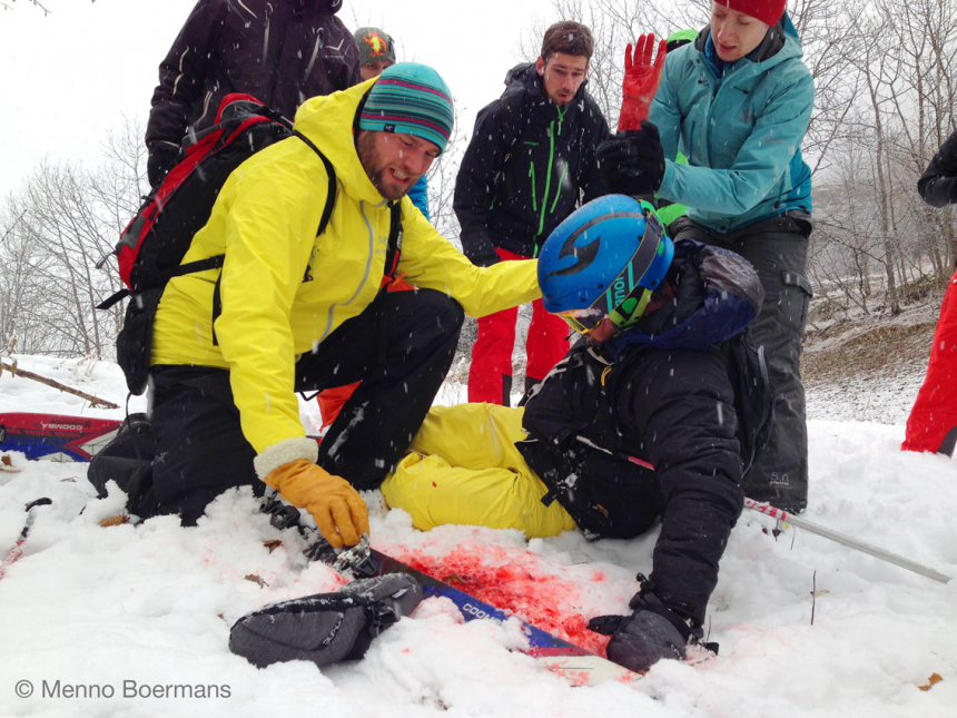 Lawinetip toerskiers