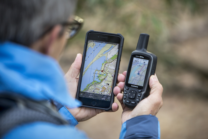 abstract Interactie De Alpen GPS en navigatie | Op Pad