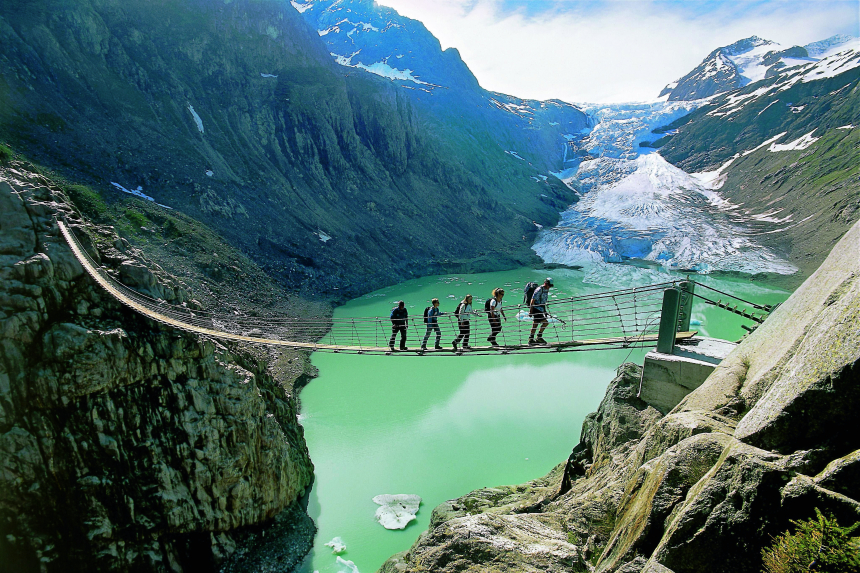 Robert Boesch, zwitserland, hangbrug