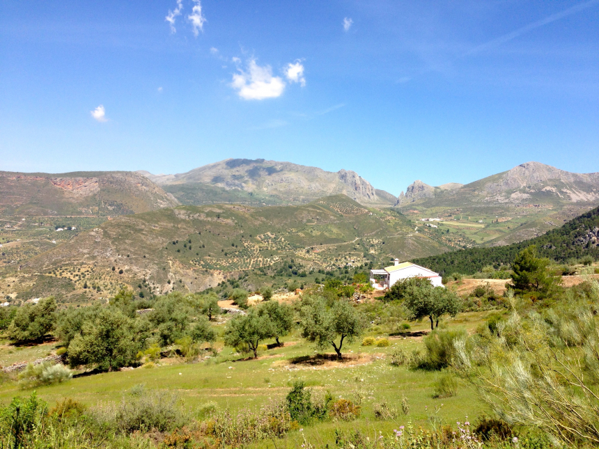 Sierra de Tejeda Andalusië Spanje