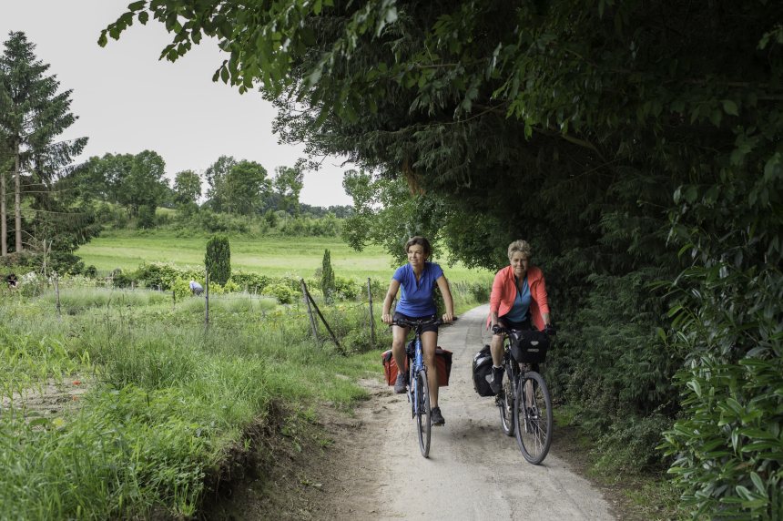 Fietsroute Maasroute Frankrijk