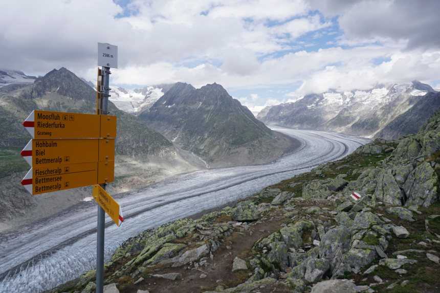 Wandelen Wallis Aletschgletsjer