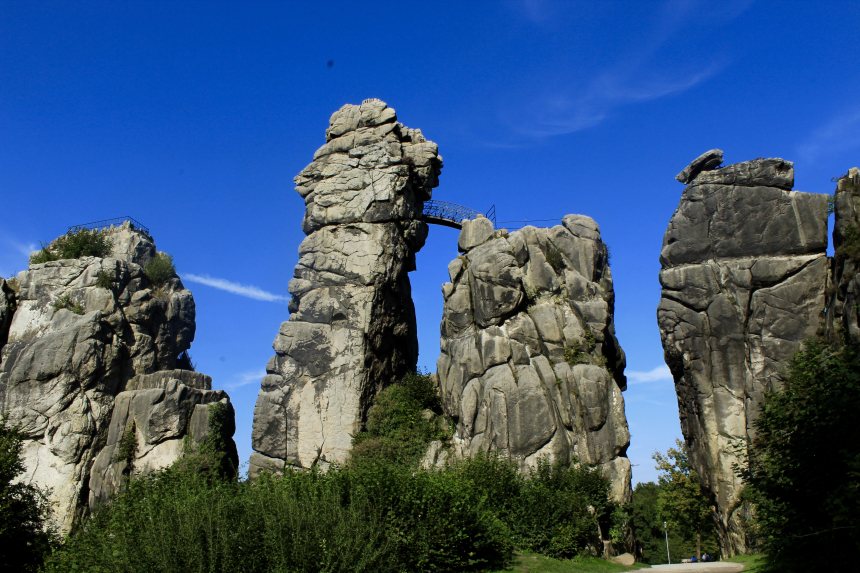 Externsteine wandelen