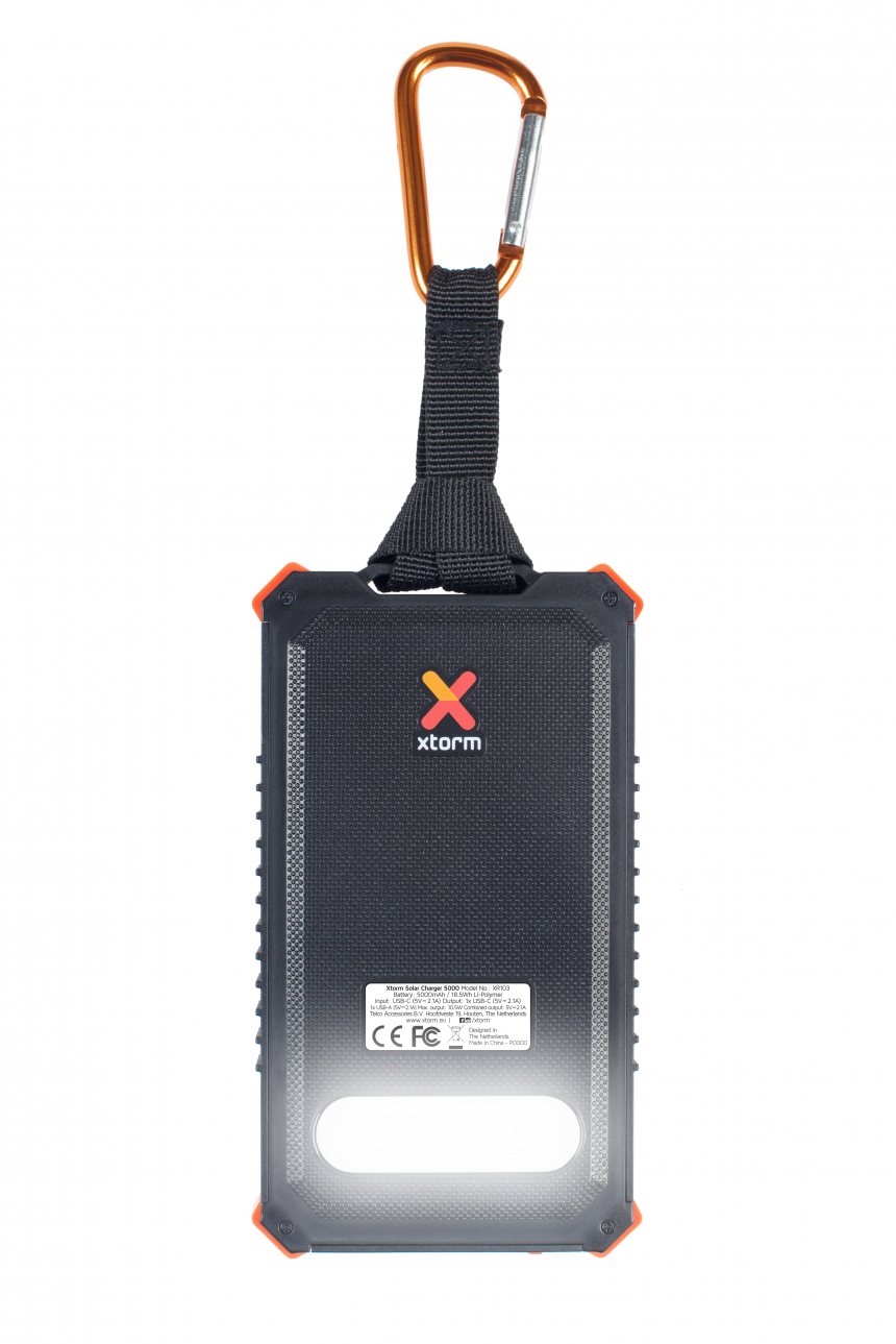 XTORM USB-C WATERPROOF SOLAR CHARGER 5000MAH