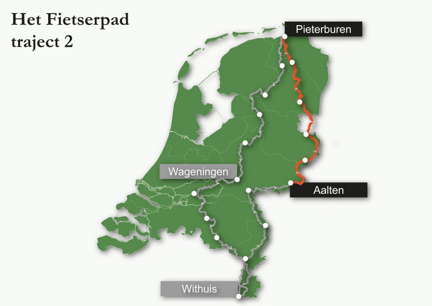Fietserpad fietsroute traject 2