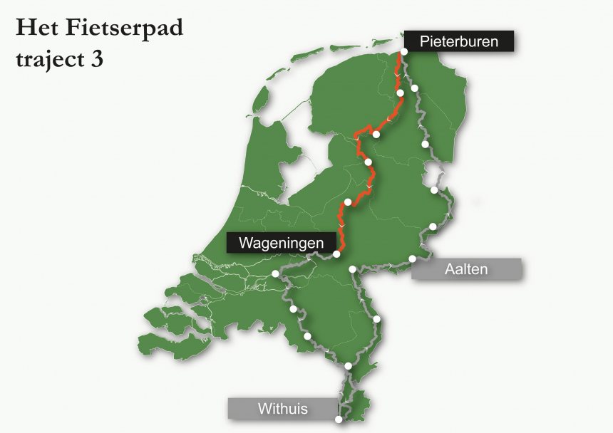 Fietserpad fietsroute traject 3