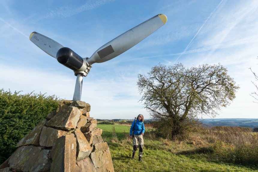 propeller van de Amerikaanse B-17 bommenwerper The Joker uit WO II