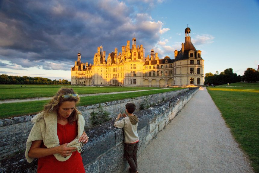 Langs de Loire kasteel