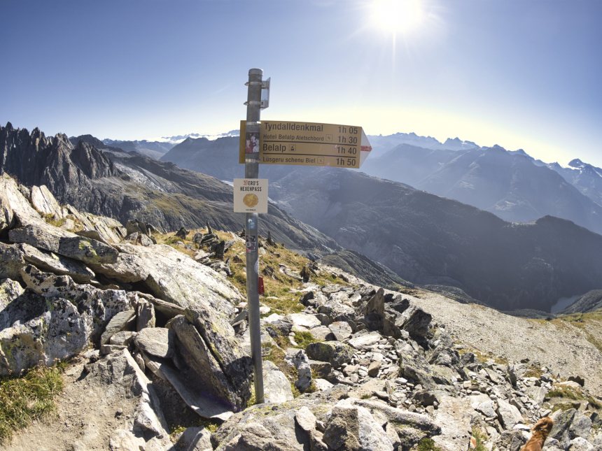 Sparrhorn Blatten Witchs Pass