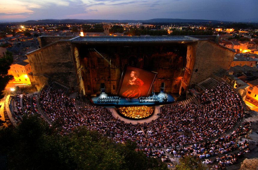 Het Romeinse theater van Orange