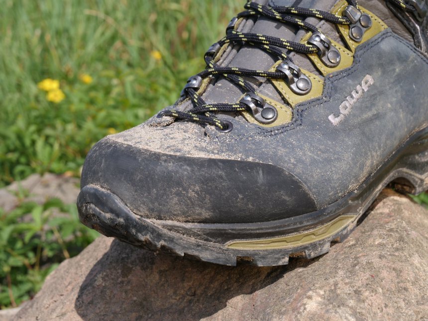 Test bergwandelschoenen 2022 Lowa Camino Evo GTX Neus