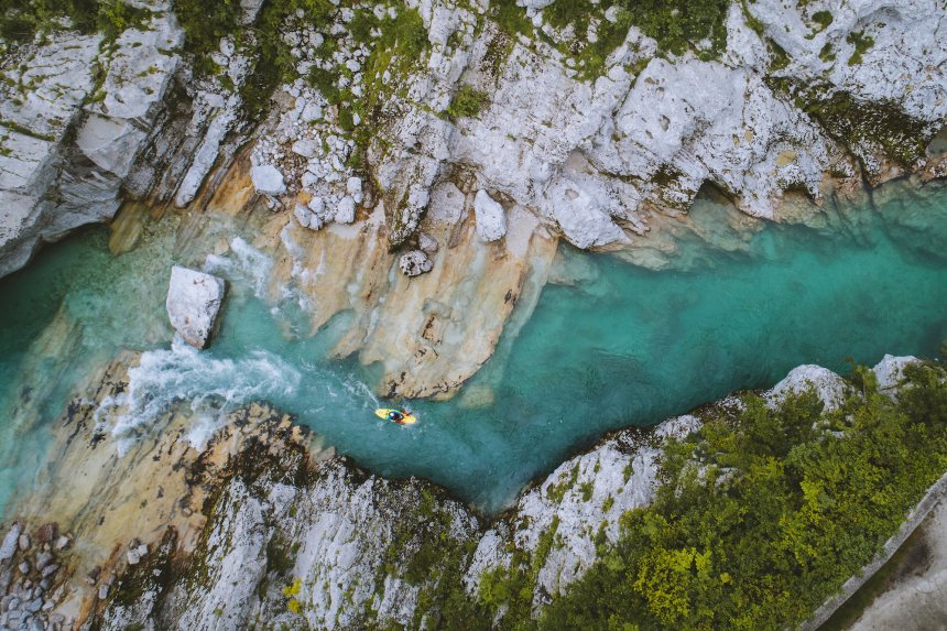 Kanovaren canyoning en rafting in Slovenië