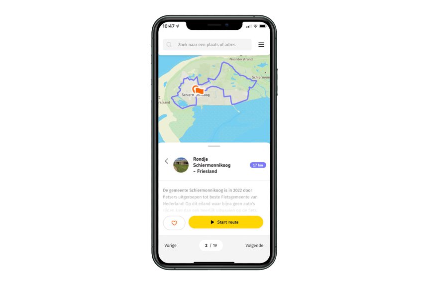 Navigatie Apps Fietsersbond