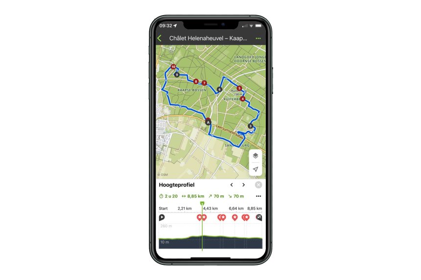 Navigatie Apps Komoot