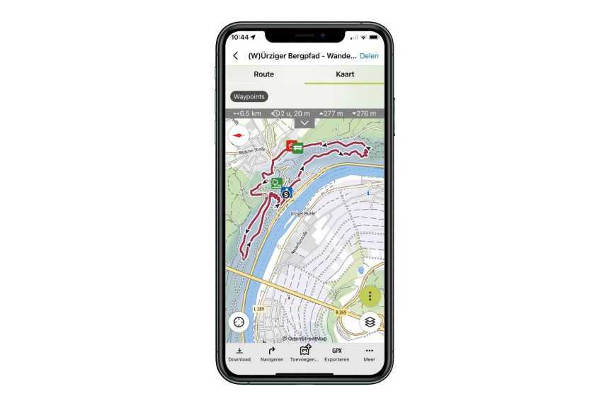 Navigatie Apps Outdooractive