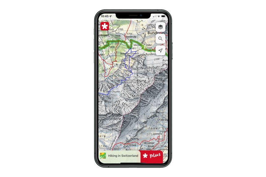 Navigatie Apps Switzerland Mobility