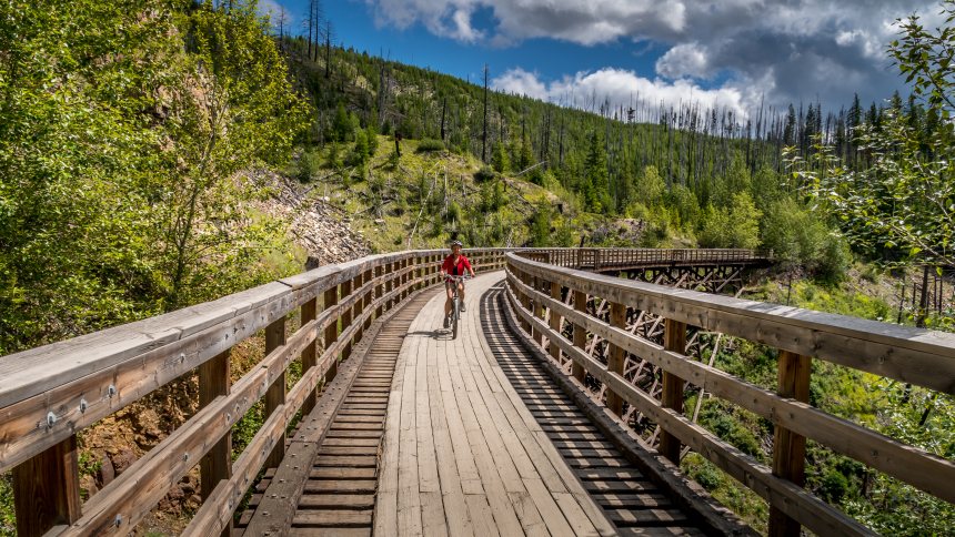 Fietsen buiten Europa Australie, Kettle Valley Trail