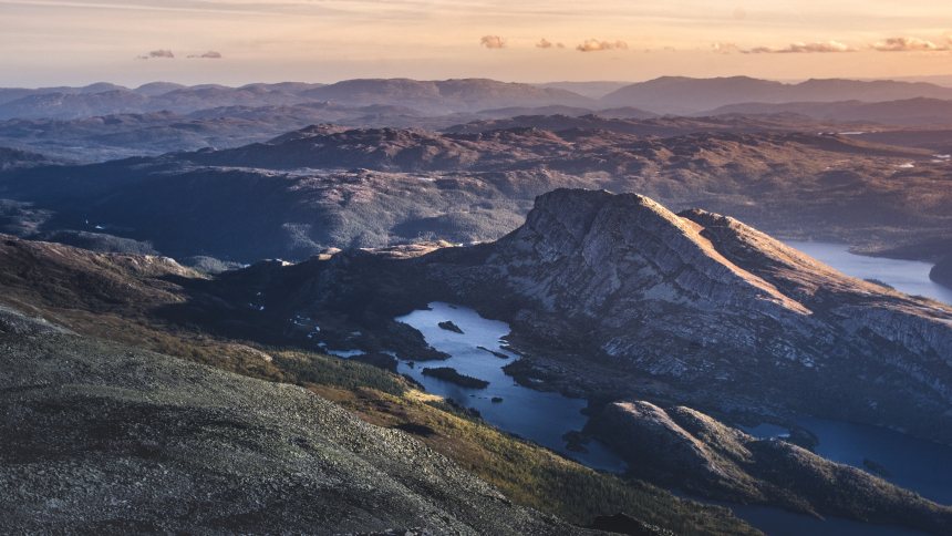 De Gaustatoppen in Noorwegen