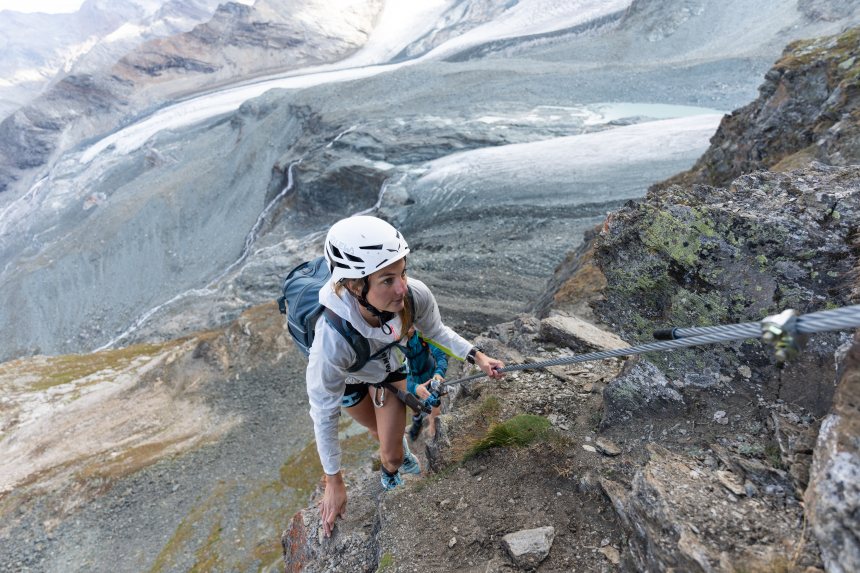 Klettersteigen Saastal