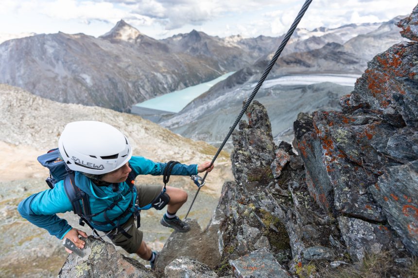 Klettersteigen Saastal