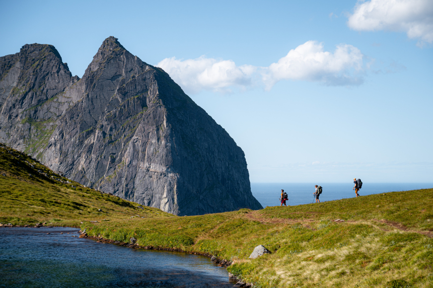 Hiken Lofoten Noorwegen