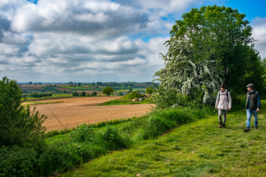 fraai uitzicht heuvelland