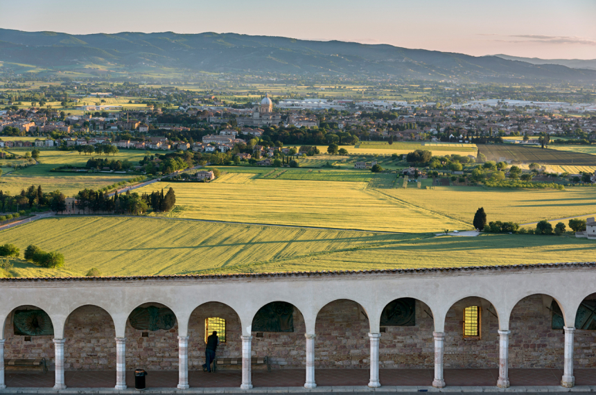 Fietsen-Italie-Assisi-600x397.jpg Mooi eindpunt Assisi.