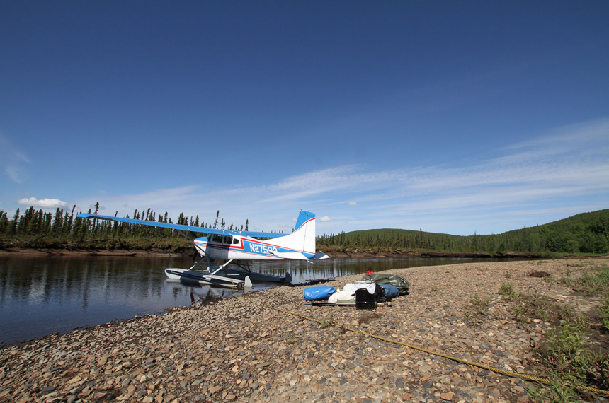 Kano-Alaska-Nowitna-2-600x398.jpg Een watervliegtuig dropt ons op de rivier Nowitna.