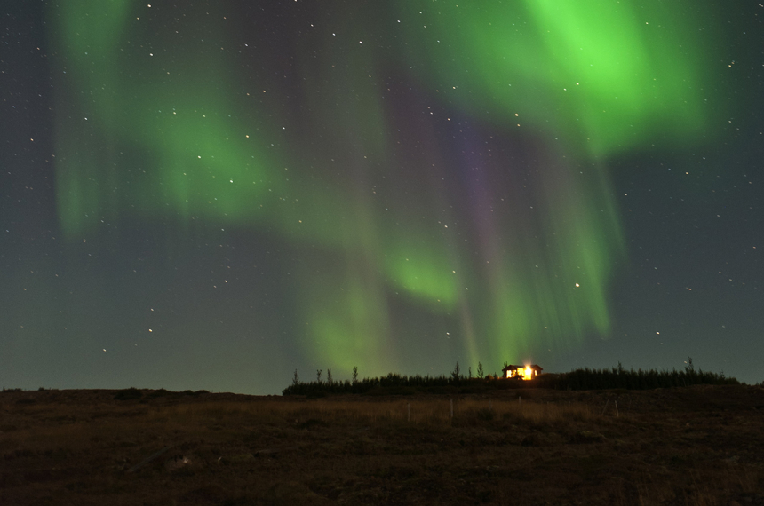 Aurora Borealis, het noorderlicht.