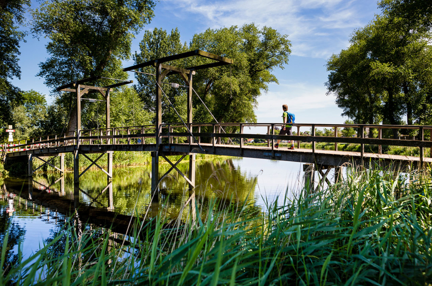 Op het Grenslandpad.