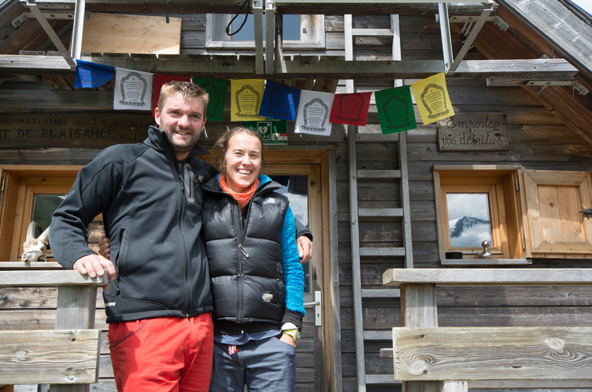 De huttenwaarden van Refuge du Plaisance.