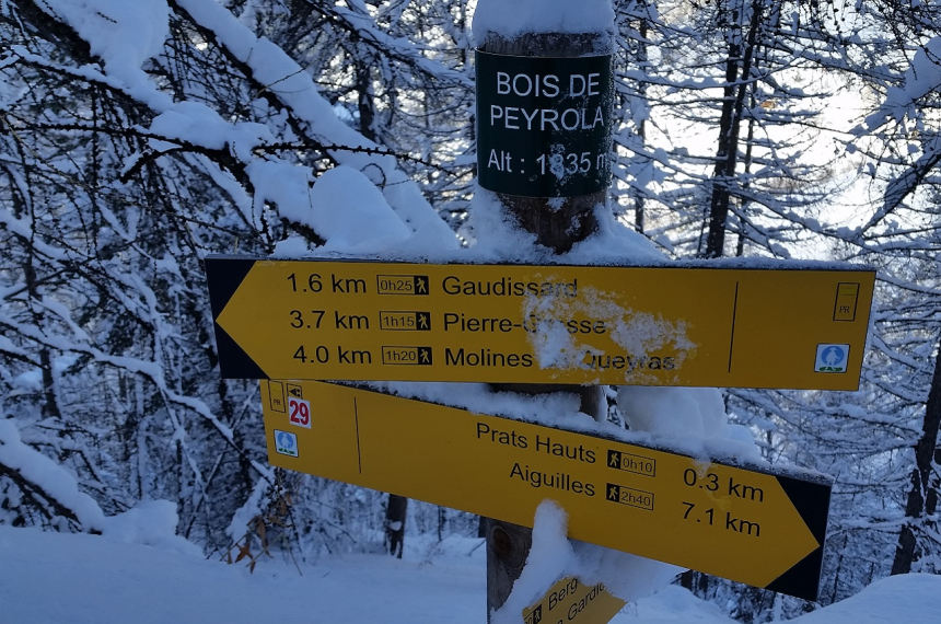 Sneeuwschoenwandelen Queyras Frankrijk