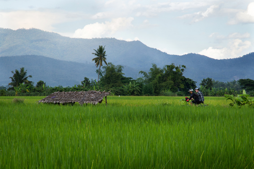 Fietsen Noord-Thailand
