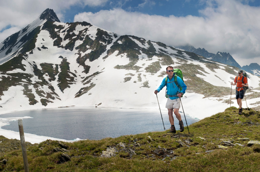 Het op 2372 meter gelegen Lago Retico. 