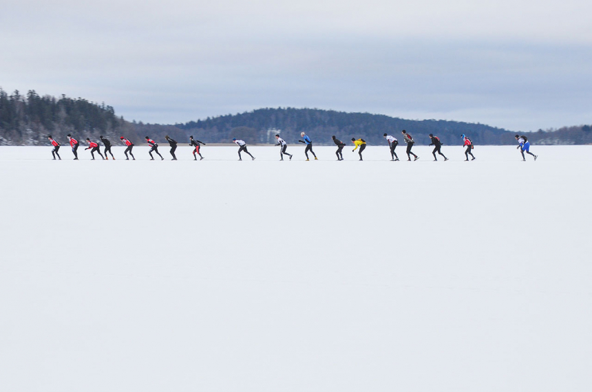  Vikingarännet: in één richting van Uppsala naar Stockholm.