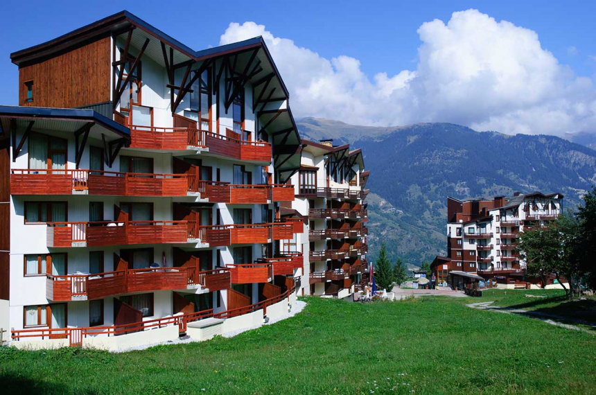 Tarentaise, skidorp La Tania met mooie architectuur